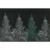 wash+dry PREDPRAŽNIK Pine Forest 50/75 cm potiskano antracit, siva