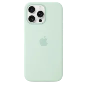 Silikonska maska sa MagSafe za iPhone 16 Pro Max – svetlo zelena