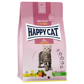 Happy Cat Young Junior deželska perutnina - Varčno pakiranje: 2 x 10 kg