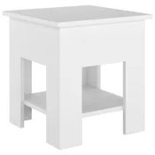 vidaXL vidaXL Klubska mizica bela 40x40x42 cm konstruiran les, (20624851)