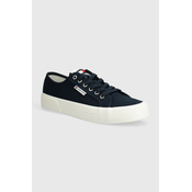 Teniske Tommy Jeans TJM LACE UP CANVAS COLOR moške, mornarsko modra barva, EM0EM01365