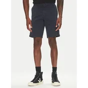 Mustang Kratke hlače iz tkanine Amsterdam 1016450 Mornarsko modra Slim Fit