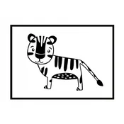 shumee PLAKAT ZA SLIKE V OKVIRJU A4 cm Tiger PD289
