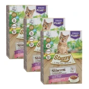 Stuzzy Cat Shreds MULTIPACK Sterilized trganje teleceg i svinjskog mesa 3 x (12 x 85 g)