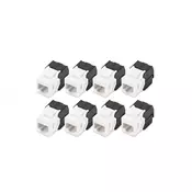 CAT 6 Keystone Jack, brez zaščite, RJ45 na LSA