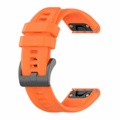 BStrap Silicone Carson pašček za Garmin Fenix 5s / 5s Plus / 6s / 6s Pro / 7s / 8 43mm, orange
