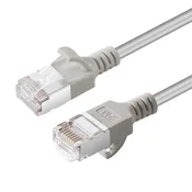 Omrežni kabel CAT6A U-FTP Slim 1m siv LSZH