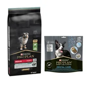 12 kg / 14 kg PURINA PRO PLAN + Dental Care grickalice gratis! - 12 kg Medium Puppy janjetina i riža + 345 g Dental Care Medium Dog