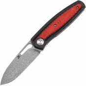 Kansept Knives Mato Linerlock CF/Red Dam