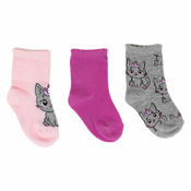 Lucky Kiddo nogavice 3 kosi LK-BGS3-3p-223 020741 D večbarvno 19/20