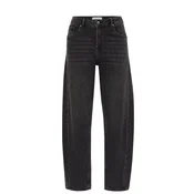 WE Fashion Kavbojke črn denim