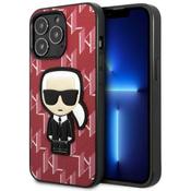 Karl Lagerfeld iPhone 13 Pro / 13 6,1 hardcase red Monogram Ikonik Patch (KLHCP13LPMNIKPI)