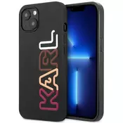 Karl Lagerfeld Etui Karl Lagerfeld Multipink Brand za iPhone 13 mini - črne