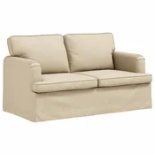 Vidaxl Kavč krema 144 x 80 x 85 cm blago