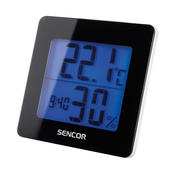 Sencor SWS 1500 B Termometar sa budilnikom,crni