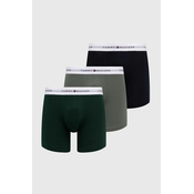 Bokserice Tommy Hilfiger 3-pack za muškarce, boja: zelena, UM0UM02941