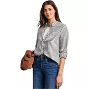 Street One SOL_LTD QR Striped shirtcollarblouse 346289 Kostanjeva