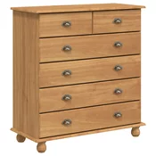 vidaXL vidaXL predalna omara ASKIM 91x40x95.5 cm iz trdega borovega lesa, (22094311)