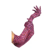 Rokavice Leopard roza