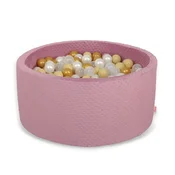 Bobono Suhi bazen Minky V-40 cm z 200 žogicami - retro roza