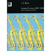 BACH J.S:SONATA G MINOR BWV 1020 SAXOPHONE AND PIANO