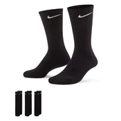 Nike U NK EVERYDAY CUSH CREW 3PR, nogavice m.kr fit, črna SX7664