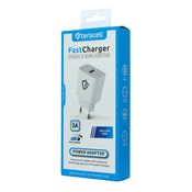 TERACELL EVOLUTION Kućni punjač TC-09 QC4.0 20W sa micro USB kablom beli