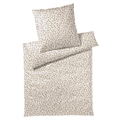Elegante POSTELJNINA LEOLOOK 140/200 cm mako saten rjava