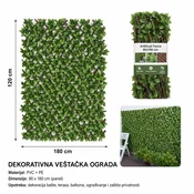 KMT Veštacka ograda, 90x180cm, Zelena