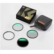 K&F Concept Nano-X sada magnetických filtrů MCUV + CPL + ND1000 s adaptérovým kroužkem 77 mm