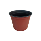 Rasadnicarska plasticna saksija, 17cm, Braon