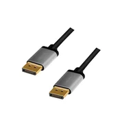 LogiLink DisplayPort kabel DP/M do DP/M, 4K/60 Hz, aluminij, 5 m