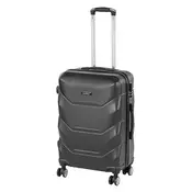 TraveLux Max srednji kovčeg s tvrdim kućištem 68x45x25 cm crni