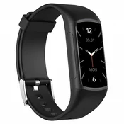 MXM Pametna zapestnica z AMOLED zaslonom MF12-ECG – črna