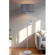 Podna lampa Devin, Siva