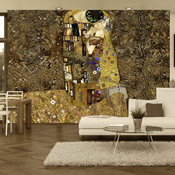 Foto tapeta - Klimt inspiration: Golden Kiss 200x140