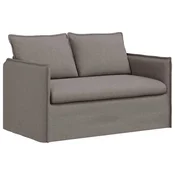 Vidaxl Kavč Taupe 136 x 82 x 85 cm blago