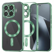 Ovitek Techsuit Luxury Crystal MagSafe za Xiaomi 17T Pro - light green