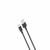 XO podatkovni kabel NB156 USB/USB-C, 1,0 m, 2,4A, črn
