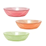 MHOME Skledica Pomlad 17xh4,5cm/ovalna/več barv/steklo, (5000198864)