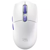 Brezžična gaming miška Proove Special Edition s šestimi gumbi, 800 - 12000 DPI, RGB osvetlitvijo in dodanim kablom - bela