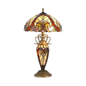 Prezent 1702 - Namizna svetilka TIFFANY 2xE27/60W + 1xE14/7W/230V