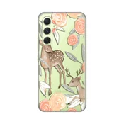 Silikonska maska za Samsung A546B Galaxy A54 5G Flower Deer Print Skin providna