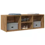 Klupa za spremanje obuće boja hrasta artisan 105x35x35cm drveni