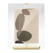 Stakleni stojeci okvir u zlatnoj boji 19x23 cm Flute – Umbra