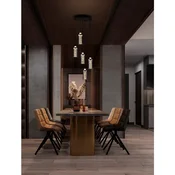 LUNE VISILICA LED/3000K/38W/1254Lm/CRNO-KROM NL9520011