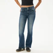 Cropp - Farmerke bootcut - navy