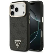 Ovitek Guess Hardcase 4G Triangle Logo MagSafe za iPhone 17 Pro/18 Pro - black