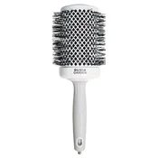 Olivia Garden Profesionalna cetka za feniranje Expert Blowout Shine White&Grey, 65 mm