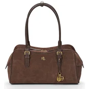 Lauren Ralph Lauren  MARCY ZIP SATCHEL LARGE  Kostanjeva